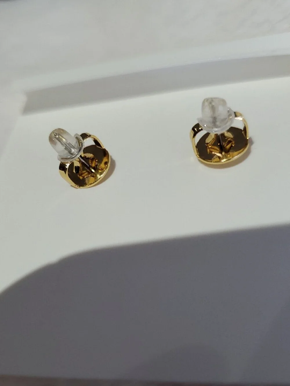 Tory Burch Gold Pearl Heart & Star Drop Studs Post Earrings NWOT Dainty Girlie